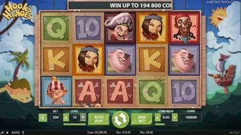 hooks heroes jackpot|Hook's Heroes Slot review from Net Entertainment .